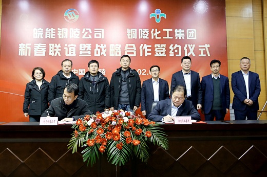 皖能铜陵公司与尊龙凯时集团开启全面战略合作